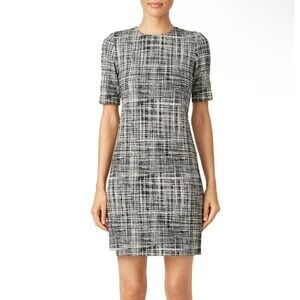 Theory Black and White Mini Dress